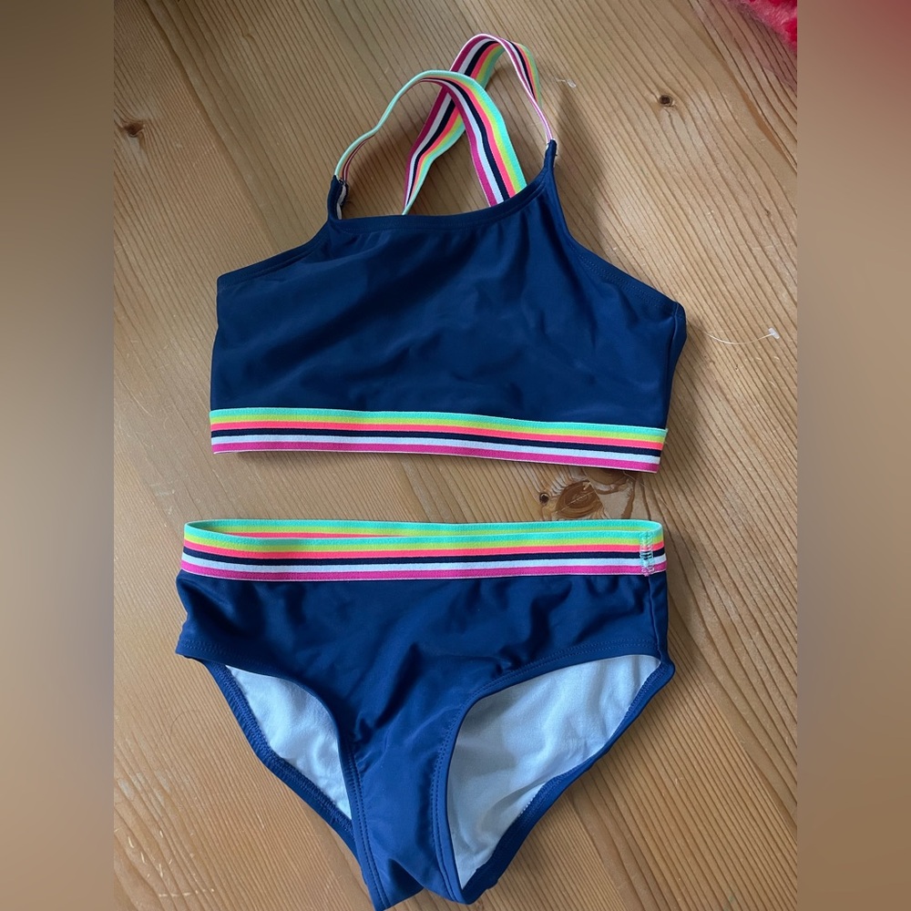Girls two piece speedo bathing suit